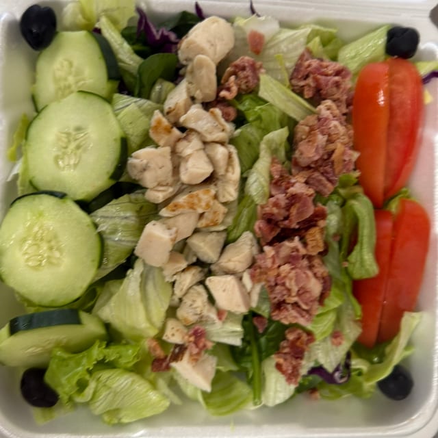 Chicken & Bacon Salad.