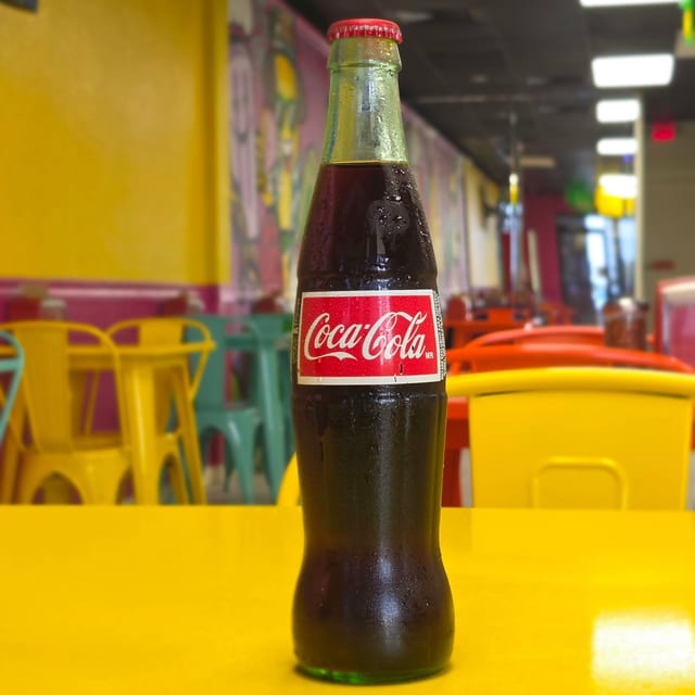 Glass Bottle Soda.