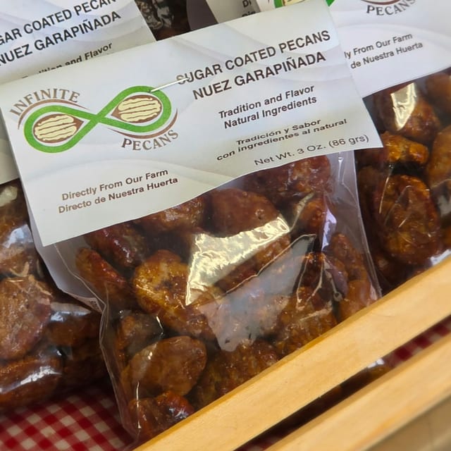 Sugar Coated Pecans.