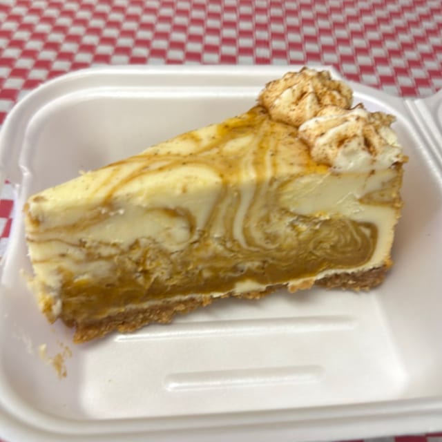 Pumpkin Cheesecake.