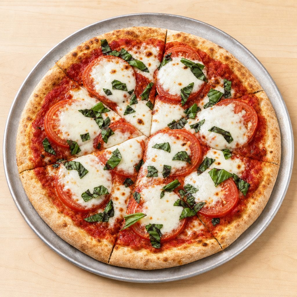 (14") Cauliflower Crust Margherita.