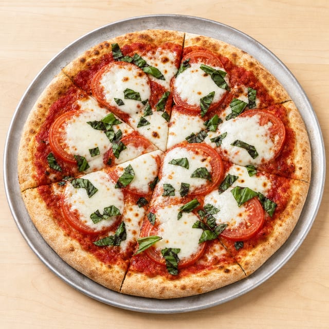 (14") Cauliflower Crust Margherita.