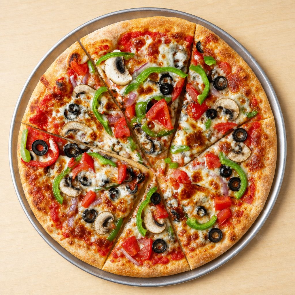Vegetarian Pizza (14").