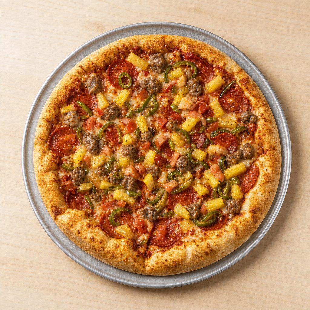 Tropical Sunset (14") Cauliflower Crust Tropical Sunset.