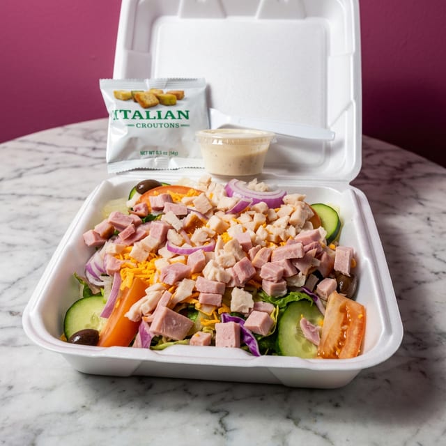 Chicken & Bacon Salad.