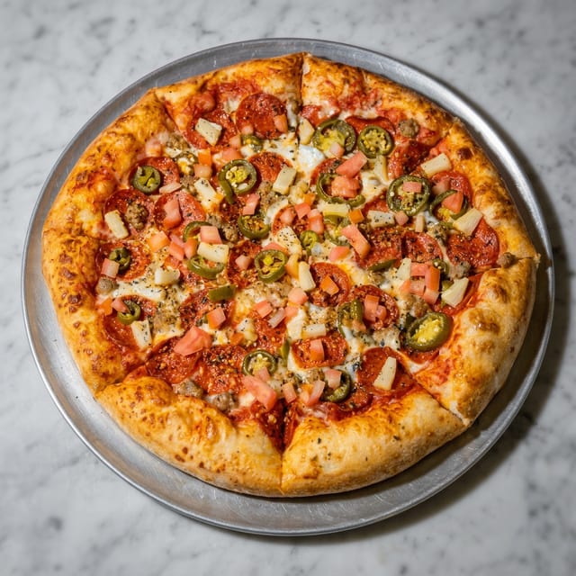 Tropical Sunset Pizza.