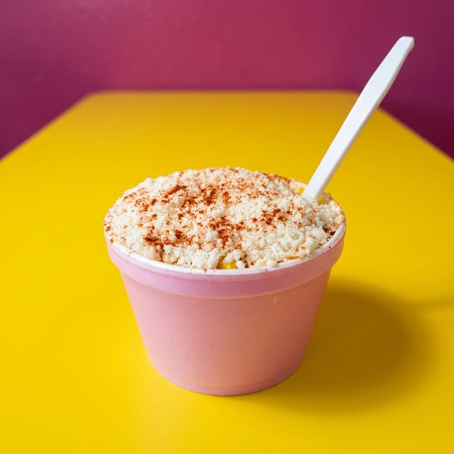 Elotes Chorreados.